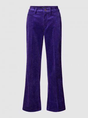 Вельветовые брюки Bootcut с 5 карманами, модель «FRANCESCA» , фиолетовый Cambio