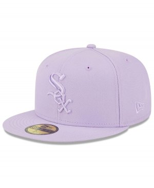 Мужская лавандовая шляпа Chicago White Sox 2023 Spring Color Basic 59FIFTY приталенная New Era