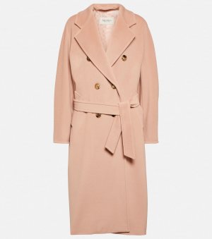 Пальто Madame из шерсти и кашемира, розовый Max Mara