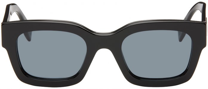 Черные фирменные солнцезащитные очки , цвет Shiny black/Blue Fendi
