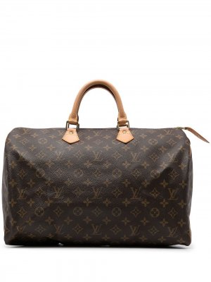 Дорожная сумка Speedy 40 1996-го года Louis Vuitton. Цвет: коричневый