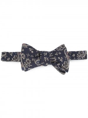 Embroidered bow tie Gieves & Hawkes. Цвет: синий