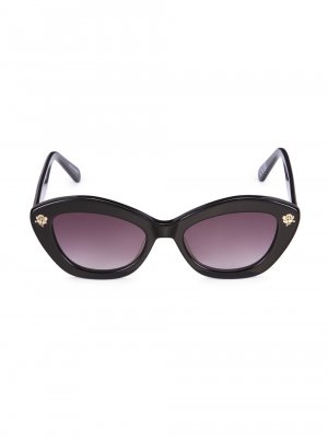 Солнцезащитные очки кошачий глаз Hessel 53MM , черный LoveShackFancy