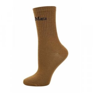 Носки , размер S/M, коричневый Max Mara. Цвет: коричневый