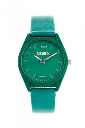 Динамические часы унисекс , зеленый Crayo