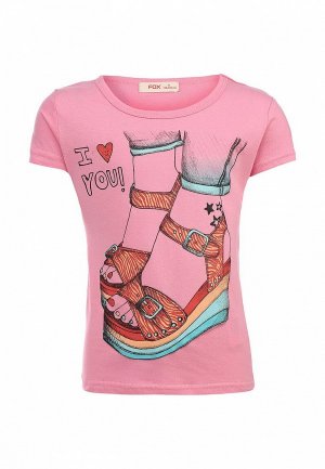 Комплект футболок 2 шт. Fox FO001EGBYU69. Цвет: зеленый, розовый