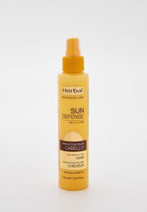 Спрей для волос Herbal солнцезащитный с кератином и маслом кунжута, 50 мл. Цвет: прозрачный