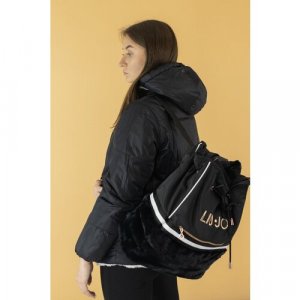 Liu Jo Сумка-рюкзак черная с мехом (U). Цвет: черный