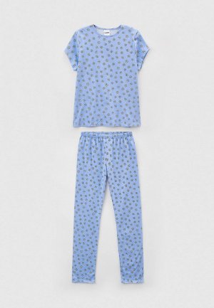 Пижама Acoola. Цвет: голубой