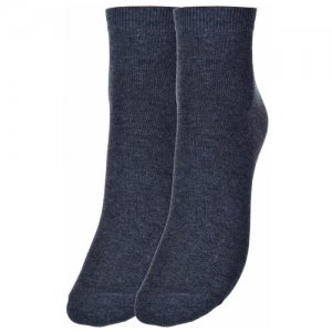 Женские носки ГАММА средние, размер 23-25(36-40), синий. Цвет: синий