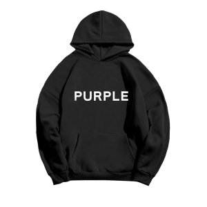 Худи French Terry 'Black', черный Purple Brand