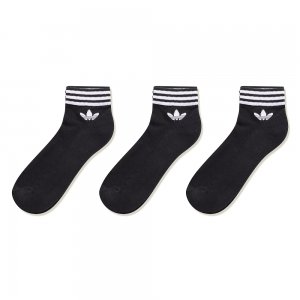 Носки Trefoil Socks adidas. Цвет: черный