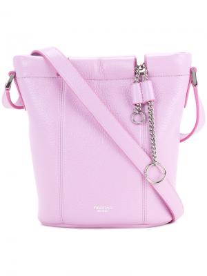 Маленькая сумка через плечо с цепочной деталью Rochas. Цвет: розовый и фиолетовый