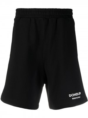 Спортивные шорты с логотипом Dondup. Цвет: черный