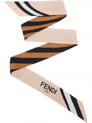 Шарф Wrappy с логотипом Fendi. Цвет: черный