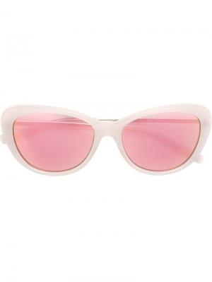 Солнцезащитные очки с оправой кошачий глаз Jil Sander. Цвет: серый