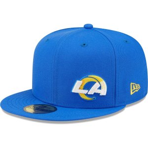 Мужская приталенная шляпа New Era Royal Los Angeles Rams Flawless 59FIFTY
