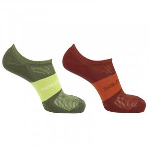 Спортивные носки Sonic для взрослых 2 пары. SALOMON, цвет gruen Salomon