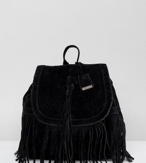 Черный рюкзак с кисточкой Glamorous. Цвет: черный