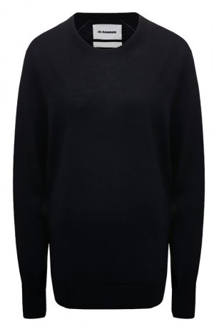Шерстяной пуловер Jil Sander. Цвет: синий
