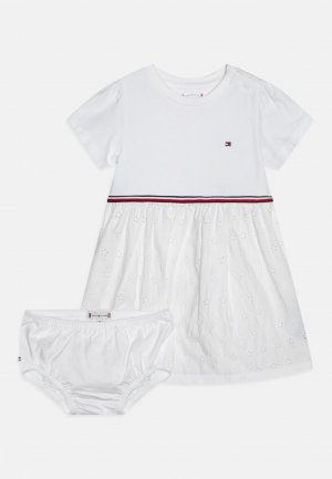Платье дневное BABY BRODERIE COMBI DRESS , цвет white Tommy Hilfiger