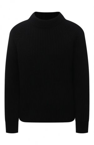 Шерстяной свитер Saint Laurent. Цвет: чёрный