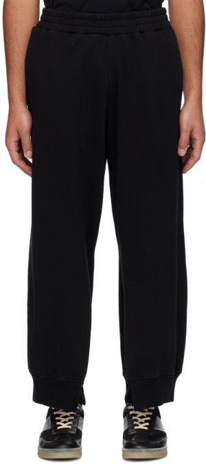 Черные спортивные штаны с боковыми разрезами Mm6 Maison Margiela