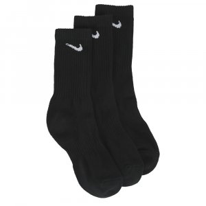 Набор из 3 средних носков на каждый день с мягкой подушкой , черный Nike