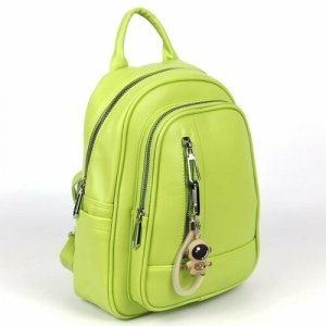 Рюкзак Z166-13 Светло-Зеленый, фактура гладкая, зеленый Piove. Цвет: зеленый/салатовый