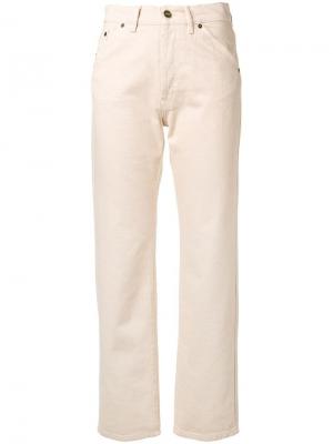 Укороченные джинсы Jacquemus. Цвет: бежевый