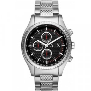 Наручные часы , черный, серебряный Armani Exchange. Цвет: черный/серебристый/серебристый-черный