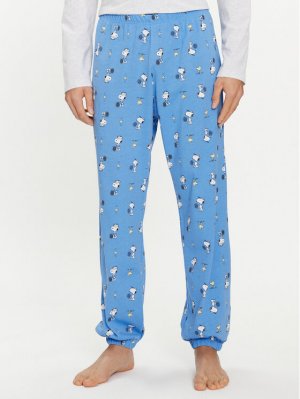 Пижамные штаны стандартного кроя , синий United Colors Of Benetton