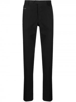 Прямые брюки чинос с логотипом Philipp Plein. Цвет: черный