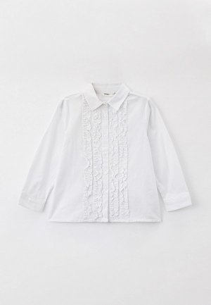 Рубашка Koton. Цвет: белый