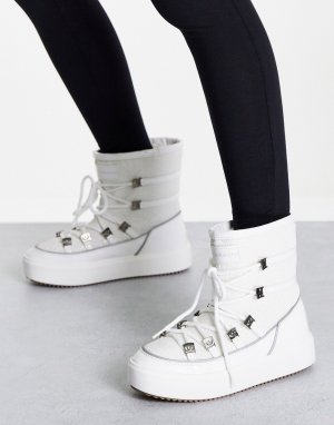 Белые зимние ботинки -Белый Chiara Ferragni
