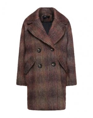 Пальто EMMA & GAIA. Цвет: коричневый