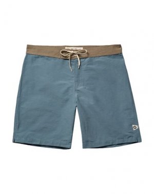 Пляжные брюки и шорты MOLLUSK. Цвет: грифельно-синий