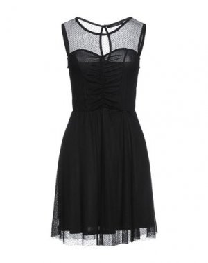 Короткое платье FORNARINA. Цвет: черный