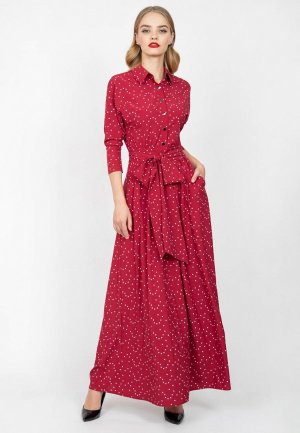 Платье Olivegrey BOGEMA. Цвет: бордовый