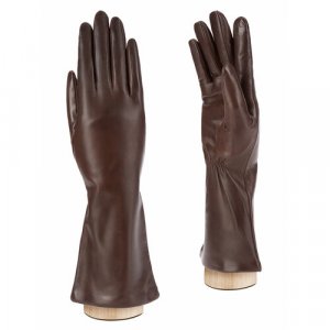 Перчатки, размер 7.5, коричневый ELEGANZZA. Цвет: коричневый