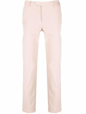 Узкие брюки чинос средней посадки Pt01. Цвет: розовый