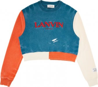 Лонгслив Gallery Dept. x Long-Sleeve Embroidered Sweatshirt 'Multicolor', разноцветный Lanvin