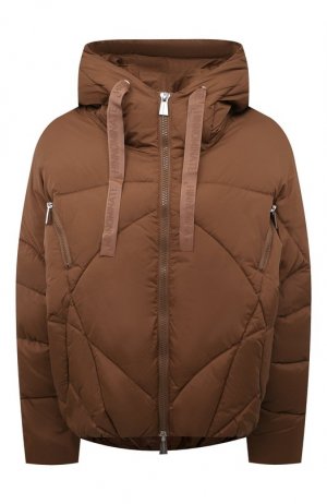 Утепленная куртка HINNOMINATE. Цвет: коричневый
