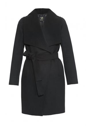 Кашемировое пальто с поясом 162443 Vlr By Velary. Цвет: черный