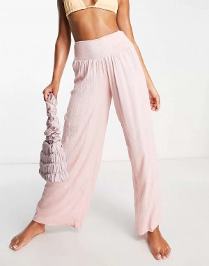 Розовые пляжные брюки Vero Moda