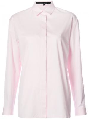 Классическая рубашка Barbara Bui. Цвет: розовый и фиолетовый