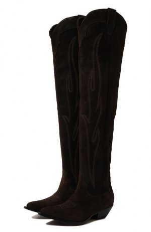 Замшевые ботфорты Hermosa Sonora Boots. Цвет: коричневый