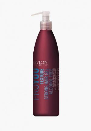 Гель для укладки Revlon Professional PRO YOU сильной фиксации Texture Strong Hair Gel 350 мл. Цвет: прозрачный