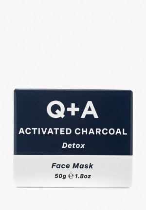 Маска для лица Q+A ACTIVATED CHARCOAL, 50 гр. Цвет: прозрачный