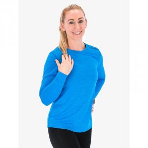 Женская рубашка FUSION C3 LS для бега Футболка тренировок, цвет blau